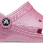 Crocs Unisex-Adult Classic Glitter Clogs (Little Big Kid) K PTG
