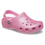 Crocs Unisex-Adult Classic Glitter Clogs (Little Big Kid) K PTG