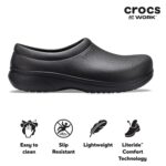 Crocs Unisex-Adult On The Clock LiteRide Clog | Slip Resistant Work Shoes Clog