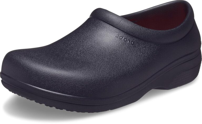 Crocs Unisex-Adult On The Clock LiteRide Clog | Slip Resistant Work Shoes Clog