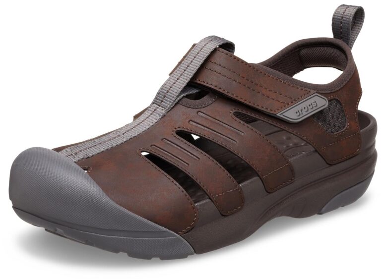 Crocs unisex-adult Yukon Fishermans, Sandals for Men Yukon Fisherman Black