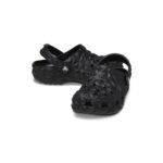 Crocs Unisex-Child Classic Geometric Clog, Black, 12 Little Kid