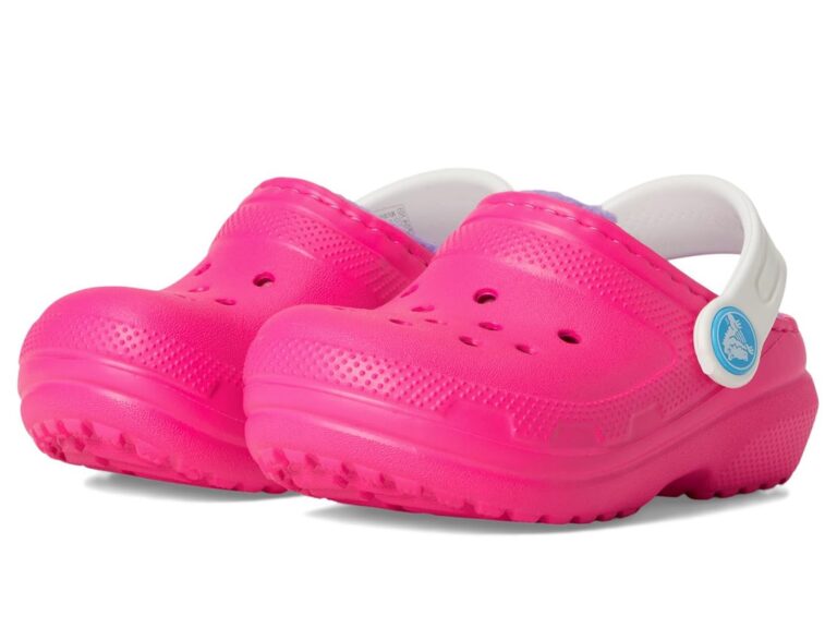 Crocs Unisex-Child Classic Lined Clog, Kids and Toddler Slippers