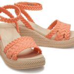Crocs Women's Brooklyn Ankle Strap Wedges, Platform Sandals