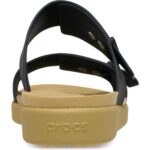 Crocs Women's Brooklyn Buckle Low Low, LiteRide Footbed Sandals