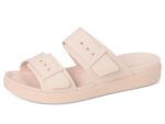Crocs Women's Brooklyn Buckle Low Low, LiteRide Footbed Sandals
