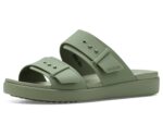 Crocs Women's Brooklyn Buckle Low Low, LiteRide Footbed Sandals