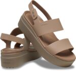 Crocs Women's Brooklyn Low Wedges, Platform Sandals