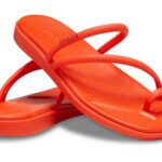 Crocs womens Miami Toe Loop Sandal Flat Sandal