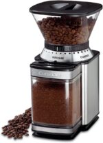 Cuisinart Coffee Grinder, Electric One-Touch Automatic Burr Coffee Grinder with 18-Position Grind Selector, Cup Size Selector for 4 – 18 Cups (DBM-8C)