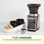 Cuisinart Coffee Grinder, Electric One-Touch Automatic Burr Coffee Grinder with 18-Position Grind Selector, Cup Size Selector for 4 – 18 Cups (DBM-8C)