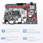 Desktop LGA 1150 Motherboard, 16GB USB3.0 DDR3 1600MHz, VGA DVI HD Output for Gaming