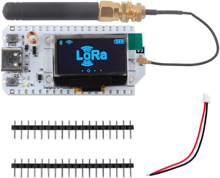 DIYmalls 915 ESP32 LoRa OLED Board V3 + 915MHz LoRa Antenna U.FL to SMA for Arduino IOT LoraWan Gateway, not Compatible with Heltec V2