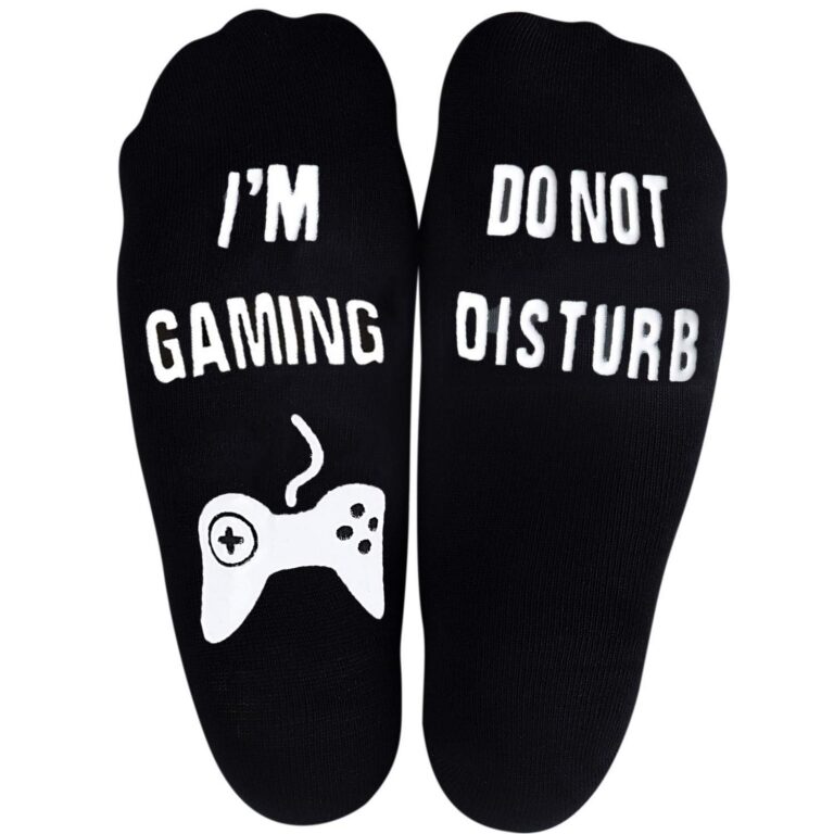 Do Not Disturb I'm Gaming Socks,Mens Gifts for Christmas Stocking Stuffers,Dad Birthday Gift For Him,Gamer Socks For Boys,Son