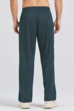 DWUGD'L 3Pack Men's Lightweight Sweatpants with Pockets Open Bottom Athletic Pants for Workout,Jogging,Gym,Running,Training