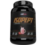 EHP Labs IsoPept Whey Protein Powder Protein Shake - 27g of Whey Protein Isolate Meal Replacement Shake, Non-GMO, Whey Isolate Protein Powder, 27 Serves (Strawberry Milkshake)