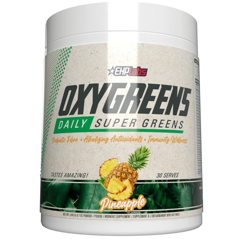 EHPlabs OxyGreens Super Greens Powder - Spirulina & Chlorella Superfood, Green Juice Powder & Greens Supplements with Prebiotic Fibre, Antioxidants & Immunity Support, 30 Serves...