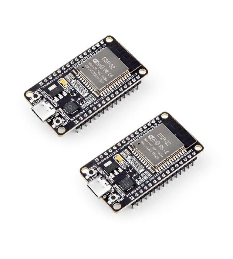 ELEGOO 3pcs ESP-32 Development Board, USB Mirco, 2.4GHz Dual Mode WiFi+4.2G Bluetooth Dual Core Microcontroller for Arduino IDE, Support AP/STA/AP+STA, CP2102 Serial Chip
