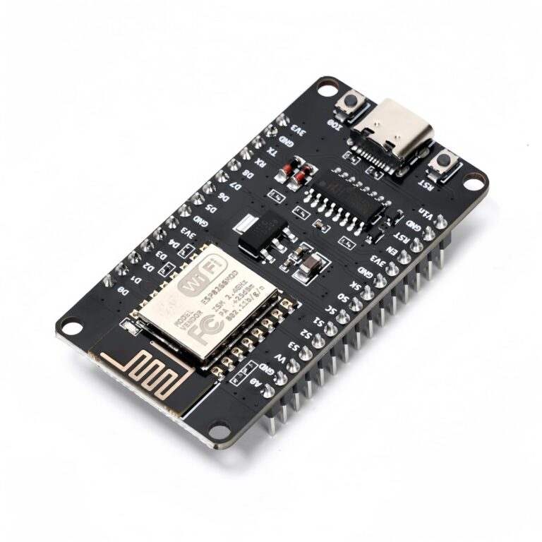ESP8266 ESP-12E WiFi Development Board – Type-C USB, Reinforced Connector, Stronger Antenna Signal, CH340 Driver Compatible, for Arduino & IoT Projects