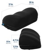 Everlasting Comfort Memory Foam Foot Rest Under Desk at Work with Pressure Point Nodes - Ergonomic Footrest for Home and Office Accessory for Foot Support Gaming Accessories,...