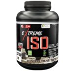 Extreme ISO, 100% whey protein isolate, 5 lb (2.27 kg) no fat low calories protein source for fast recovery and promote muscle growth in a lean body (Vanilla)
