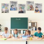 Famous Scientists Educational Posters – STEM Classroom Decor for Middle School – Science Learning Posters for Classroom Wall – Inspirational Science Classroom Must-Haves & Supplies