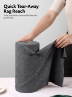 Fantasticlean Microfiber Cleaning Cloth Roll -40 Pack, Tear Away Microfiber Towels, 12" x 12", Reusable, Washable, Scratch Free, Ultra Absorbent for Car, Home Supplies, Shop...