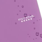 Five Star Spiral Notebook + Study App, 5 Subject, College Ruled Paper, 8-1/2" x 11", 200 Sheets, Fights Ink Bleed, Water Resistant Cover, Amethyst Purple (38748)