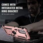 for Motorola Moto G Stylus 5G Case 2022 with Screen Protector,Ring Kickstand Military Protective Shockproof Defender Armor Dual Layer Protection Back Cover Phone Case for Moto G...