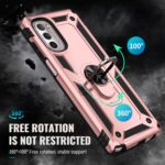 for Motorola Moto G Stylus 5G Case 2022 with Screen Protector,Ring Kickstand Military Protective Shockproof Defender Armor Dual Layer Protection Back Cover Phone Case for Moto G...