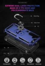 for Samsung Galaxy A35 5G Case with Screen Protector,Ring Kickstand Military Protective Shockproof Armor Dual Layer Protection Defender Back Cover Phone Case for Samsung A35 5G...