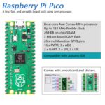 Freenove Basic Starter Kit for Raspberry Pi Pico (Included), Dual-core Arm Cortex-M0+ Microcontroller, 386-Page Detailed Tutorial, 142 Items, 55 Projects, Python C Code