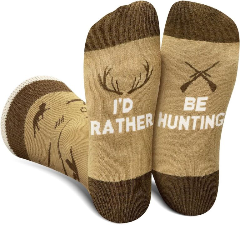 Funny Socks for Men Teens - I’d Rather Be Novelty Funky Socks Fun Gifts - Birthday Christmas Gifts for Men Teen Boys