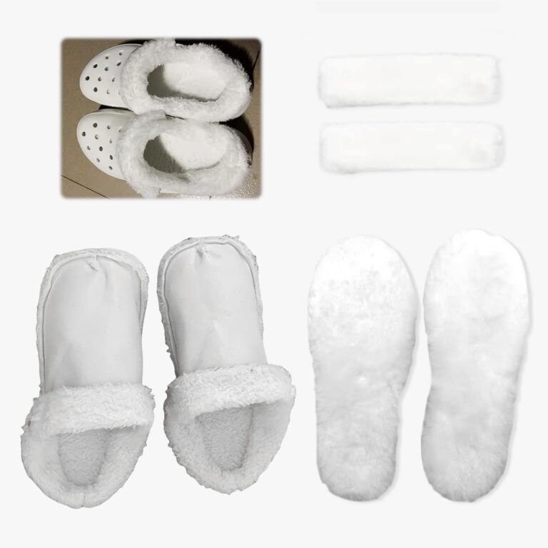 Fur Lined for Crocs Liners Insert Fuzzy with Shoe Insoles Woman Men, Winter Liner for Croc Inserts Fluffy Removable Extra Thick Fur Lining