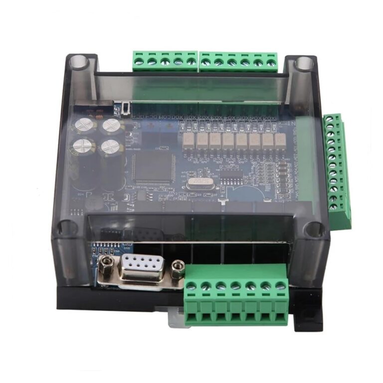 FX3U-14MR 14MT RS232 RS485 Modbus 24VDC 8 in 6 Out Analog 6AD 2DA Relay Transistor Eletronic Components(FX3U-14MT)