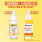 Garnier Vitamin C Serum for Face, With 4% Niacinamide, Salicylic Acid & Melasyl, Brightening, Anti-Dark Spot Serum, For All Skin Types, Even Sensitive, For Dull, Tired Skin, 30mL