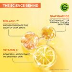 Garnier Vitamin C Serum for Face, With 4% Niacinamide, Salicylic Acid & Melasyl, Brightening, Anti-Dark Spot Serum, For All Skin Types, Even Sensitive, For Dull, Tired Skin, 30mL