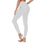 Gayhay Leggings with Pockets for Women - High Waisted Tummy Control Soft Compression Yoga Pants for Workout Running Gym