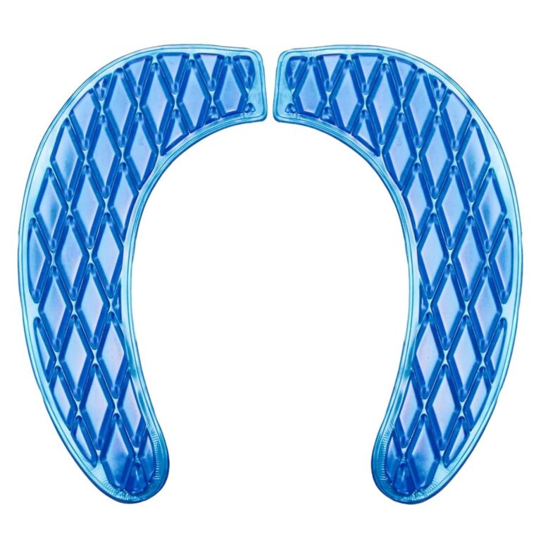 Gel Toilet Seat Cushion with Self-Adhesive Design - Universal Fit, Washable, Durable & Eco-Friendly Toilet Pad - Thickened Comfort for Pain Relief (Blue)