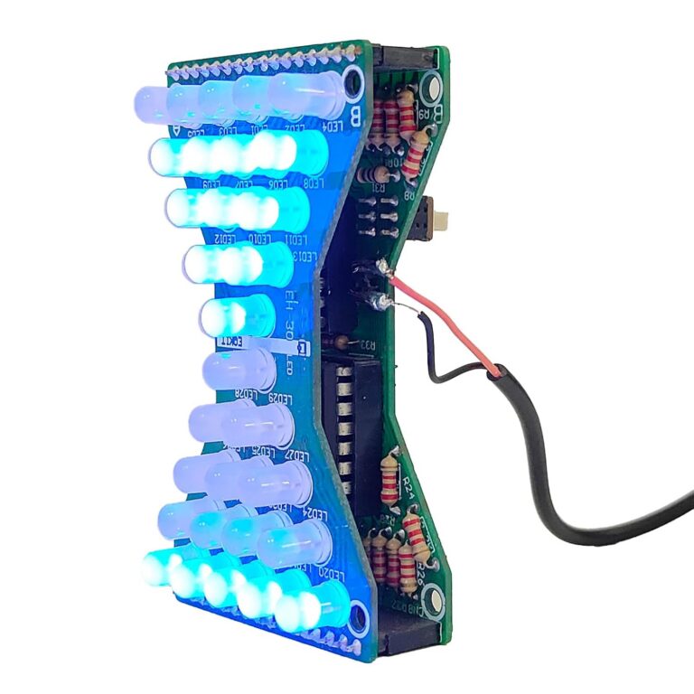 Gikfun Eletronic Hourglass led DIY Kits Welding Practice Board Blue Ray EK1886C