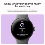 Google Pixel Watch 3 (45mm) - Android Smartwatch with Heart Rate Tracking, Advanced Running from Fitbit, Fitness Insights, 24-Hour Battery - Matte Hazel Aluminum Case - Hazel...