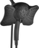 GRICH Shower Head with Handheld Spray Combo: 2 in 1 Rainfall Shower Heads high Pressure & Handheld Shower Head, 9 Spray Modes/Settings Detachable Shower Head with Hose cUPC and...