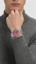 Guess Gents Stainless Steel Gunmetal Bracelet Watch (Model: GW0575G5)