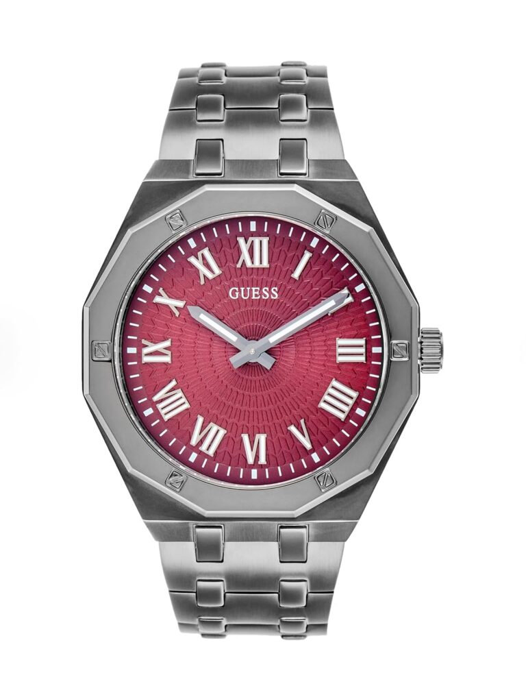Guess Gents Stainless Steel Gunmetal Bracelet Watch (Model: GW0575G5)