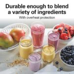 Hamilton Beach Portable Blender for Shakes and Smoothies with 14 Oz BPA Free Travel Cup and Lid, Durable Stainless Steel Blades for Powerful Blending Performance, Raspberry (51131)