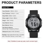 HANPOSH Mens Watches Military Watches for Men Military Army Watch Analogue Quartz Waterproof Wrist Watches for Men Date Display Nylon Tactical Field Sports Minimalist Watches