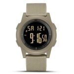 HANPOSH Mens Watches Military Watches for Men Military Army Watch Analogue Quartz Waterproof Wrist Watches for Men Date Display Nylon Tactical Field Sports Minimalist Watches