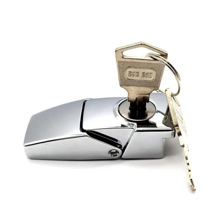 Hasp Cinet Lock for Sliding Door Mail Box Air Cinet Eletronic Locker Furniture Drawer JA57 F 1Pcs(Chrome Small)