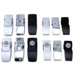 Hasp Lock for Sliding Door Mail Box Air Cabinet Eletronic Locker Drawer JA57 G 1Pcs(Chrome Key Small)