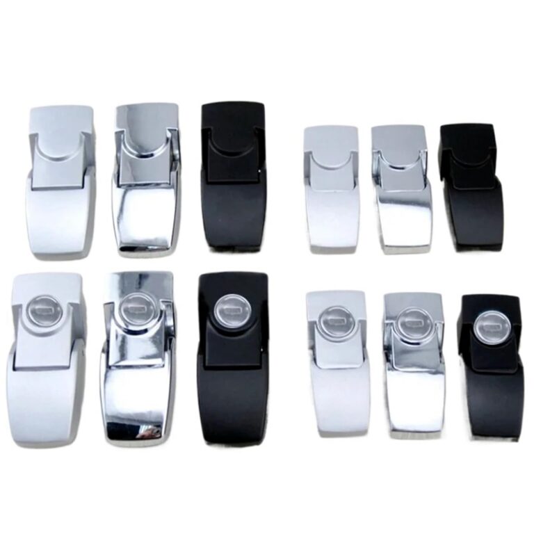 Hasp Lock for Sliding Door Mail Box Air Cabinet Eletronic Locker Drawer JA57 G 1Pcs(Chrome L)